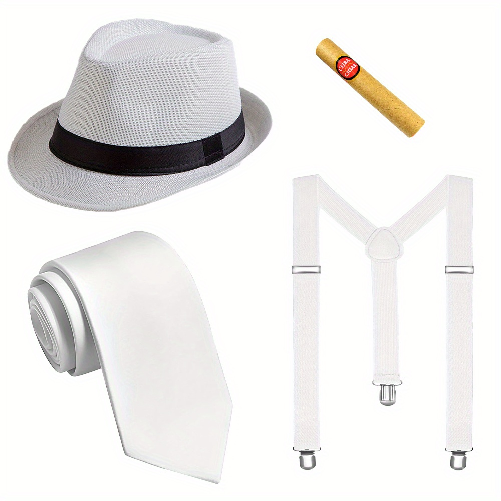Men's Hat, Suspenders, and Tie - مراجعة Women'S Fashion In 1920 وسعره