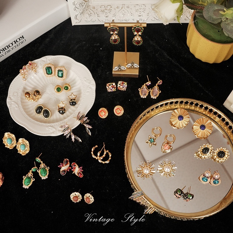New Hot Vintage Retro Style Ea - مراجعة Women'S Fashion Earrings وسعره
