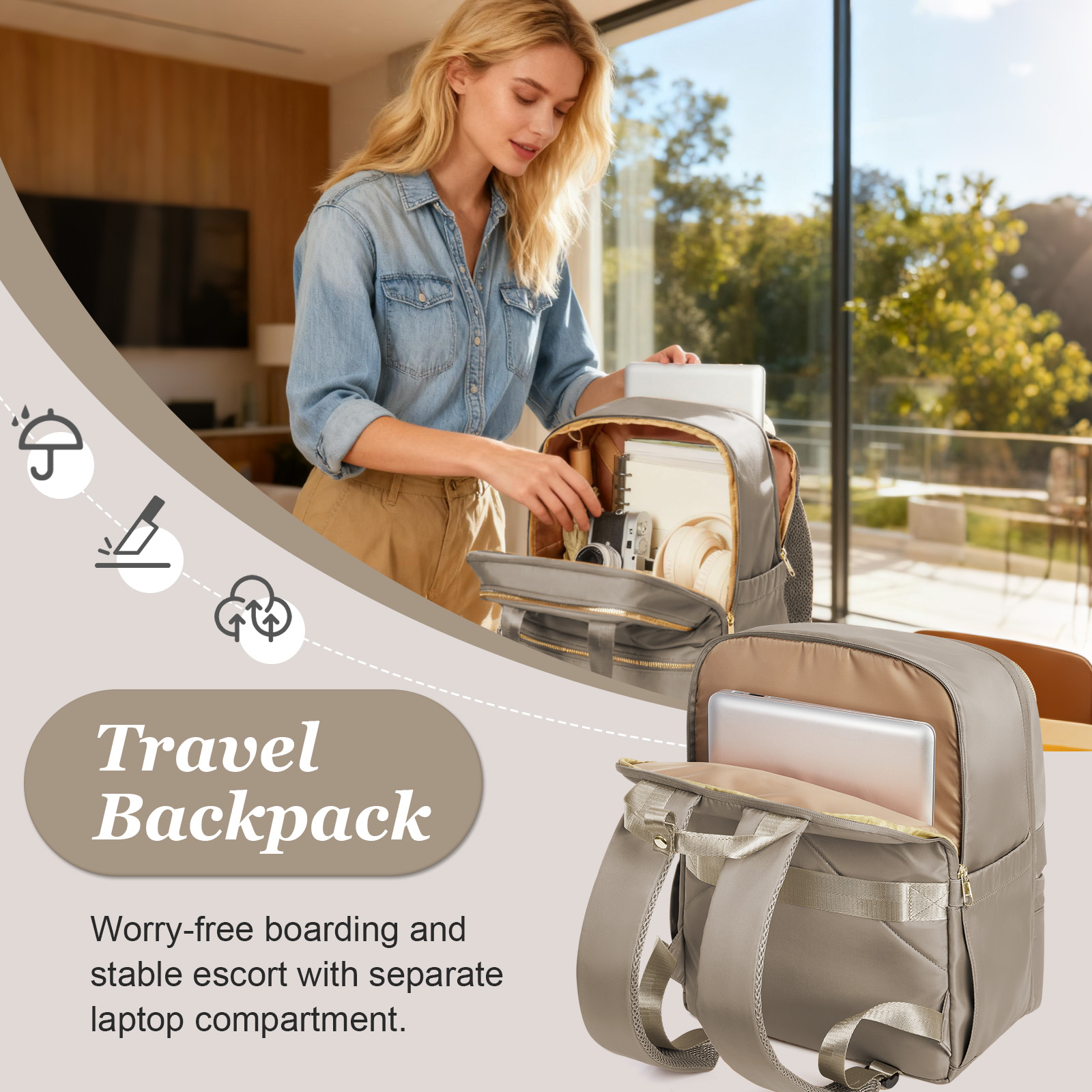 Ryanair 40x30x20 Travel Backpa - مراجعة Women'S Fashion Backpack وسعره