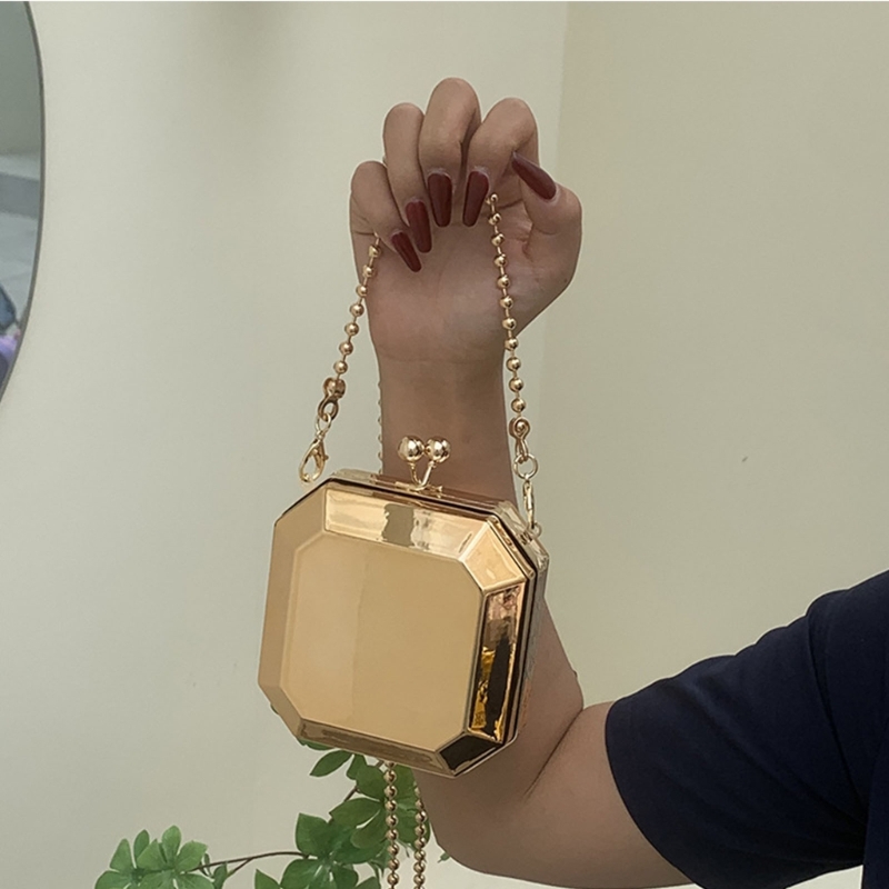 Mini Luxury Gold Party Evening - مراجعة Women Fashion Handbags وسعره