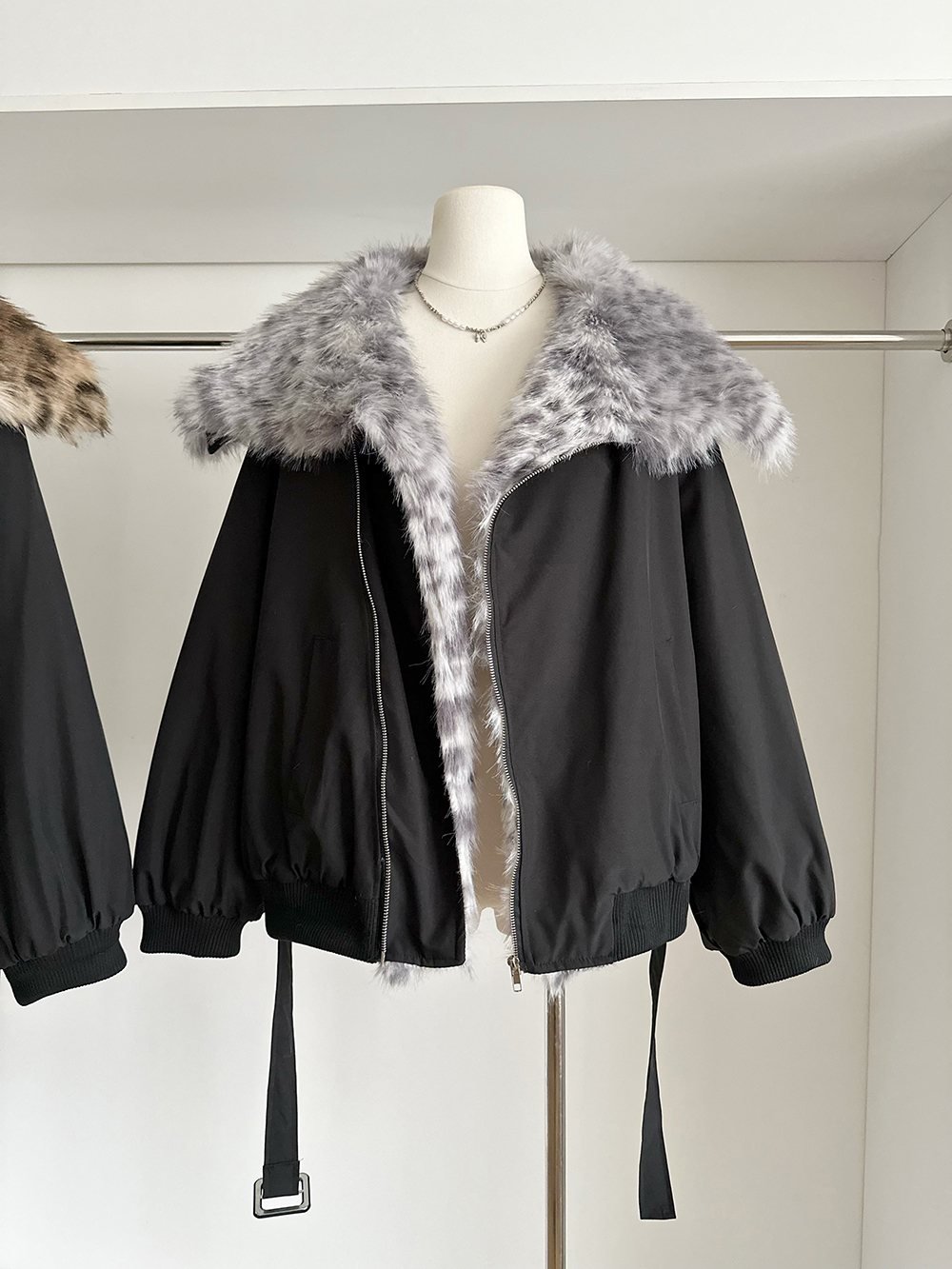 Retro Leopard Thick Faux Fur C - مراجعة Women'S Fashion Quarter Zip وسعره