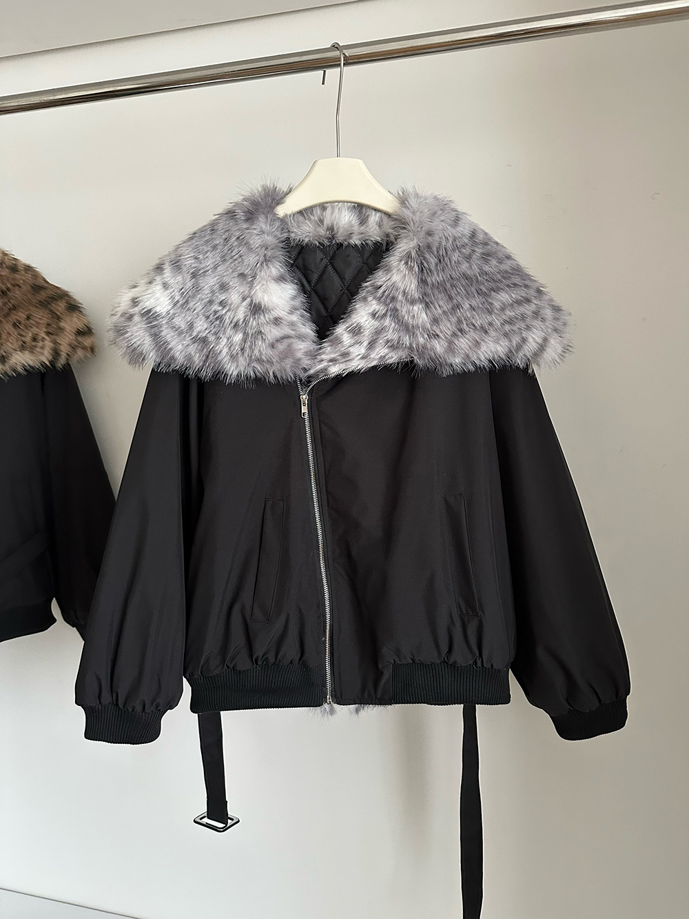 Retro Leopard Thick Faux Fur C - مراجعة Women'S Fashion Quarter Zip وسعره