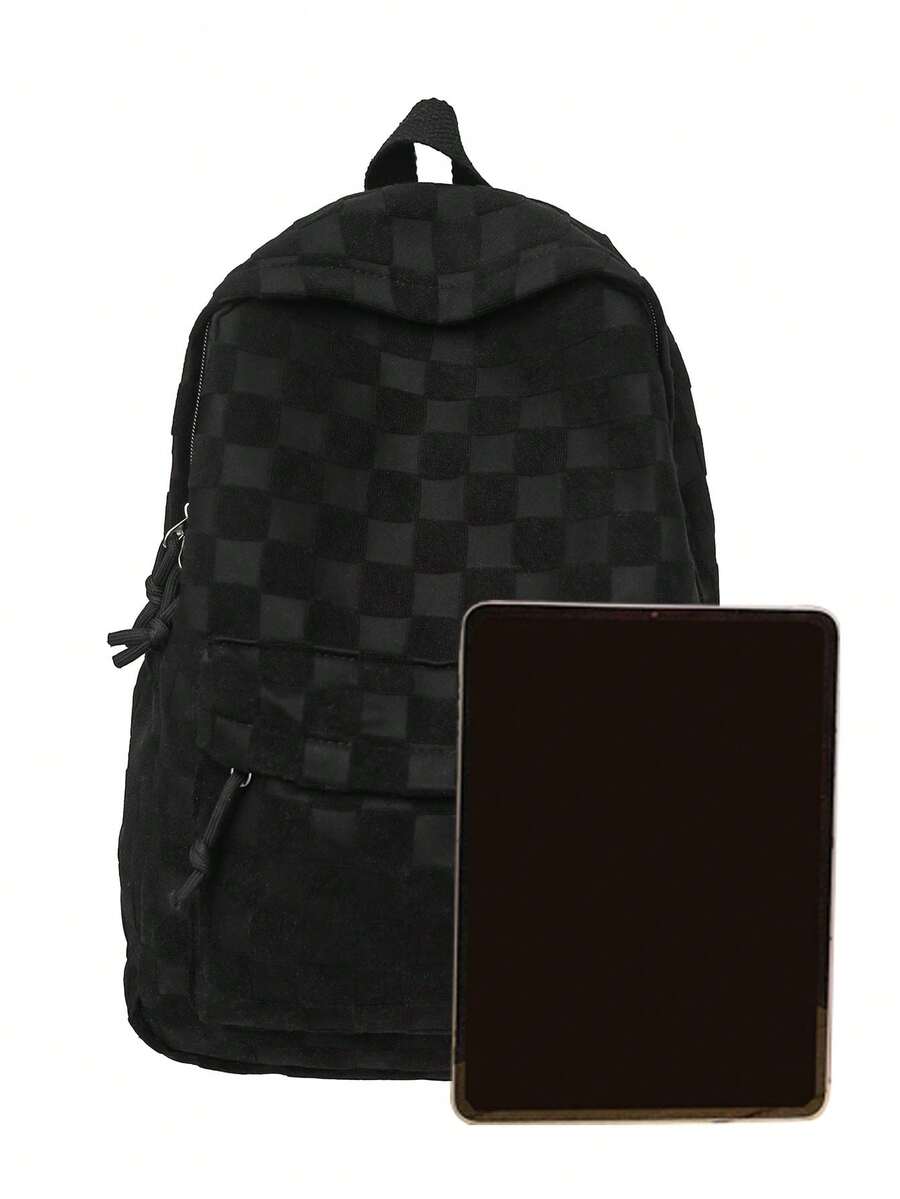 Womens Patchwork Plaid Faux Fu - مراجعة Women'S Fashion Backpack وسعره