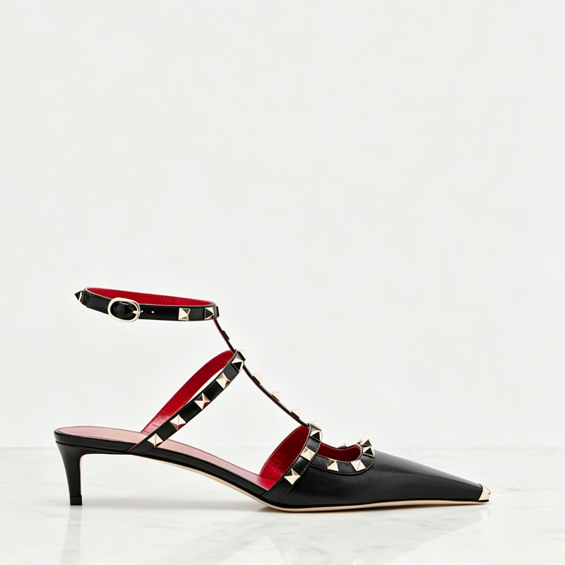 2026 Women's Rivet Low Heel Sq - مراجعة Women Fashion Show وسعره