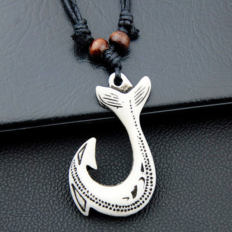 NZ Maori Fish Hook Charm Neckl - مراجعة Women Fashion Nz وسعره