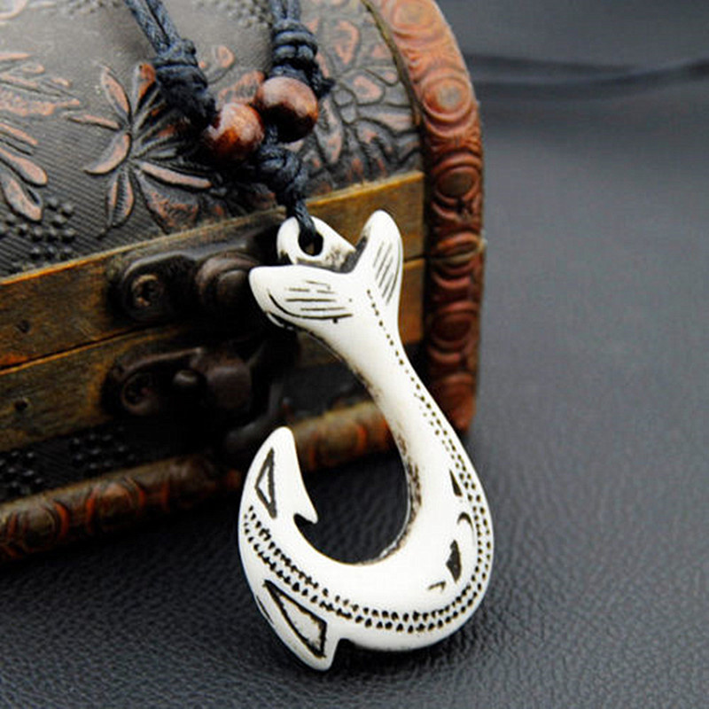 NZ Maori Fish Hook Charm Neckl - مراجعة Women Fashion Nz وسعره