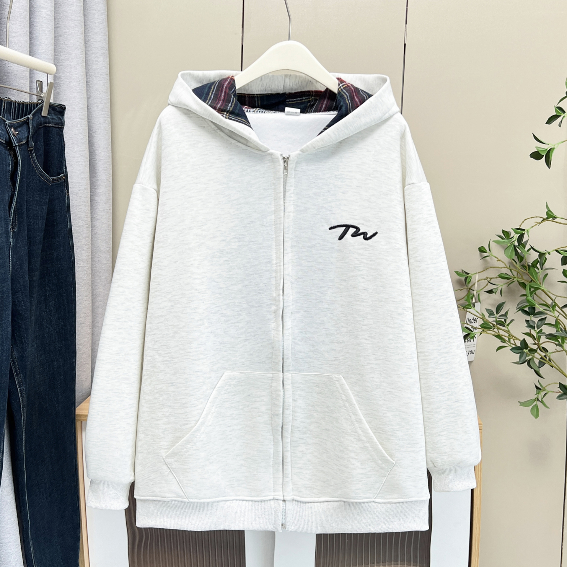 XXXXL Fashion Plus Size Women' - مراجعة Women'S Fashion Zip Hoodie وسعره