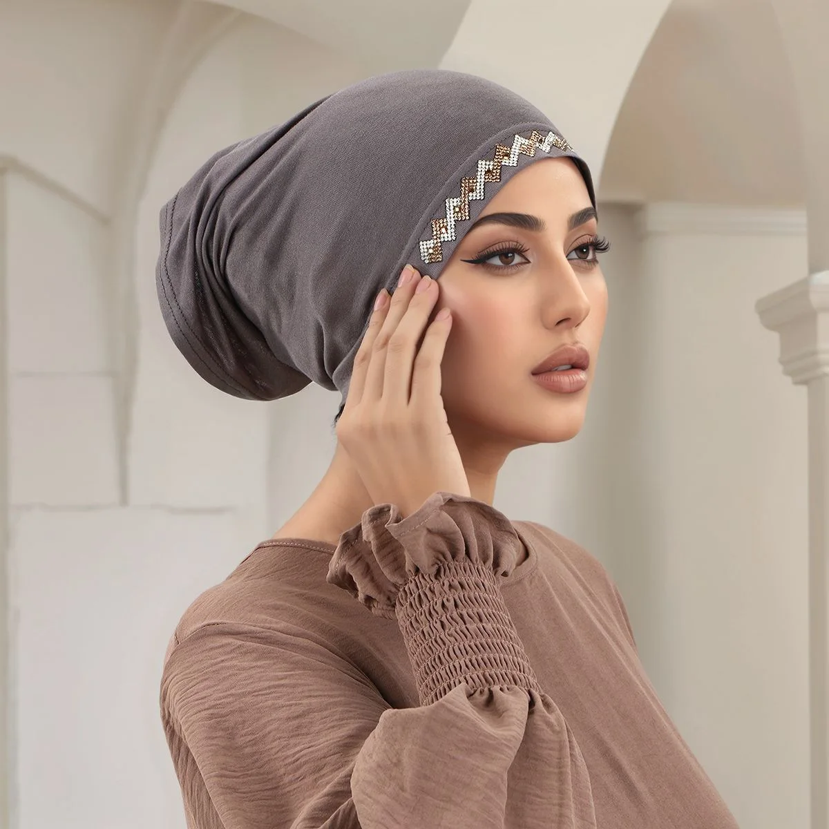 Muslim Head Cover Hat Elastic  - مراجعة Women'S Fashion Hats وسعره