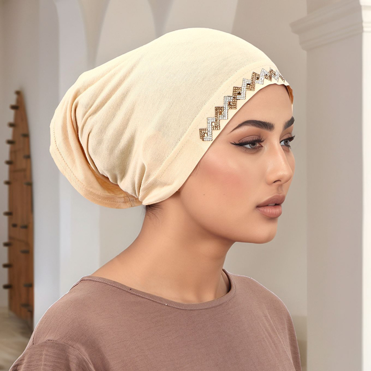 Muslim Head Cover Hat Elastic  - مراجعة Women'S Fashion Hats وسعره