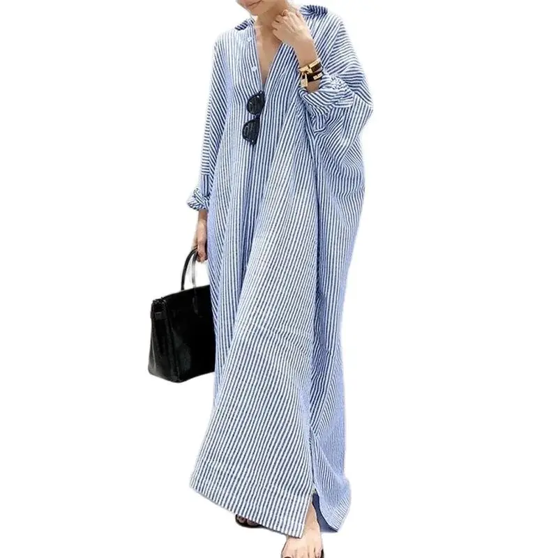 Elegant Office Commuter Stripe - مراجعة Longline Cardigan Knit وسعره