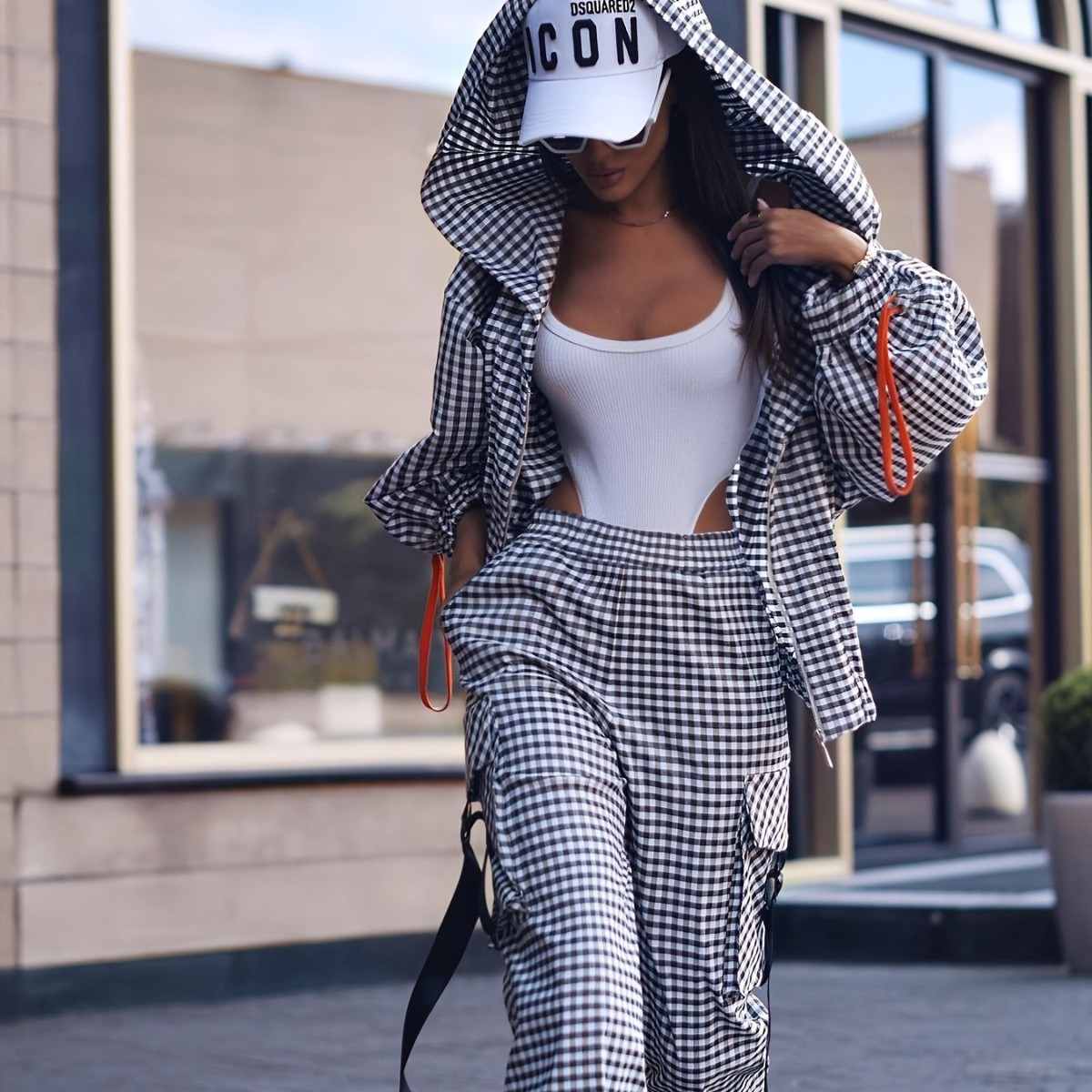Spring Autumn Casual Plaid Pri - مراجعة Women'S Fashion Zip Hoodie وسعره