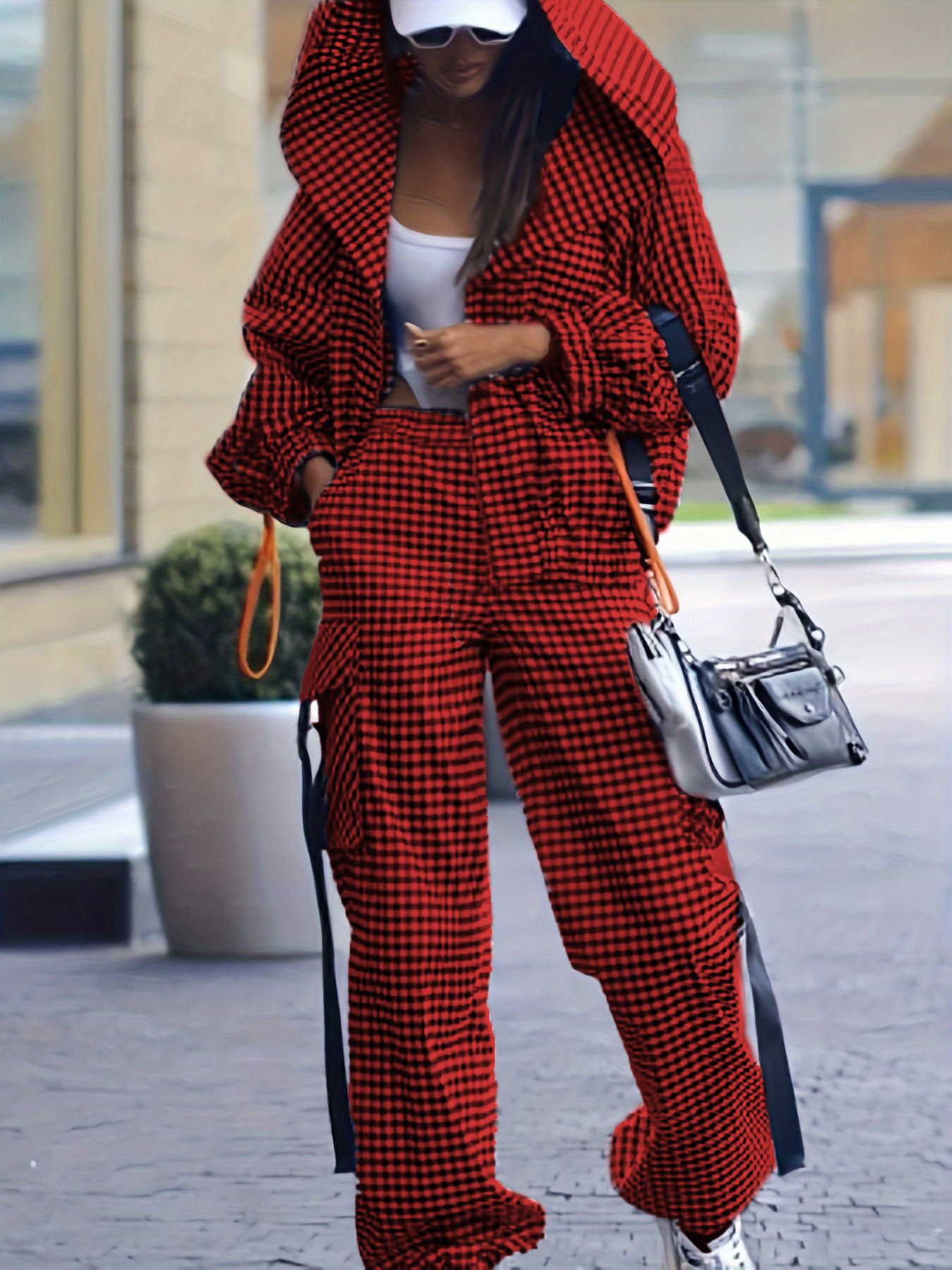 Spring Autumn Casual Plaid Pri - مراجعة Women'S Fashion Zip Hoodie وسعره