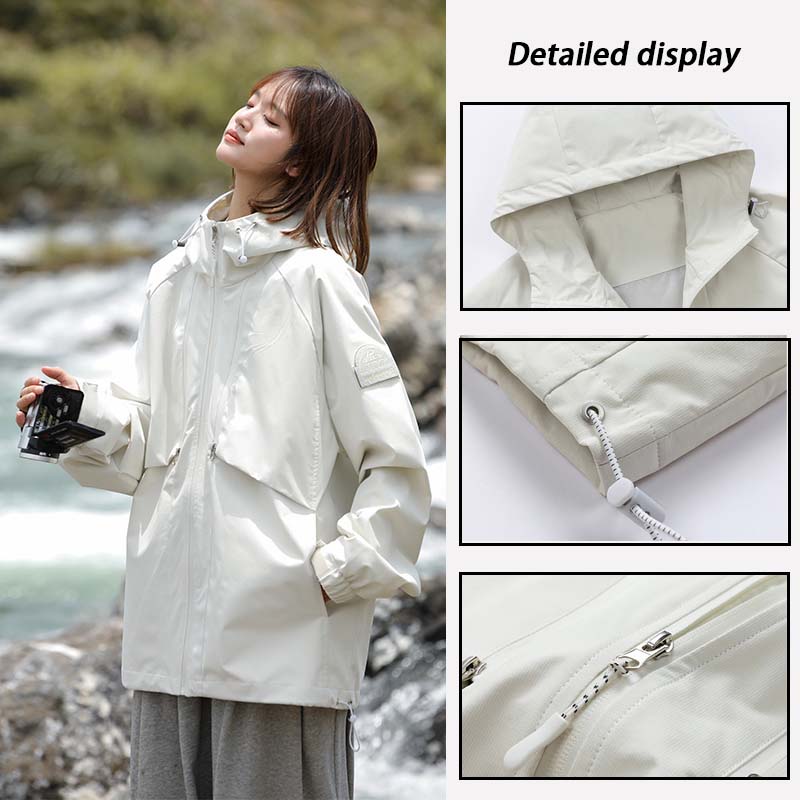 Women Spring Autumn Waterproof - مراجعة Women'S Fashion Rain Jacket وسعره