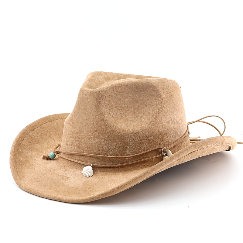 Unisex Cowboy Hat Suede Fashio - مراجعة Women'S Fashion Wild West وسعره