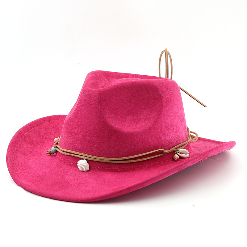 Unisex Cowboy Hat Suede Fashio - مراجعة Women'S Fashion Wild West وسعره