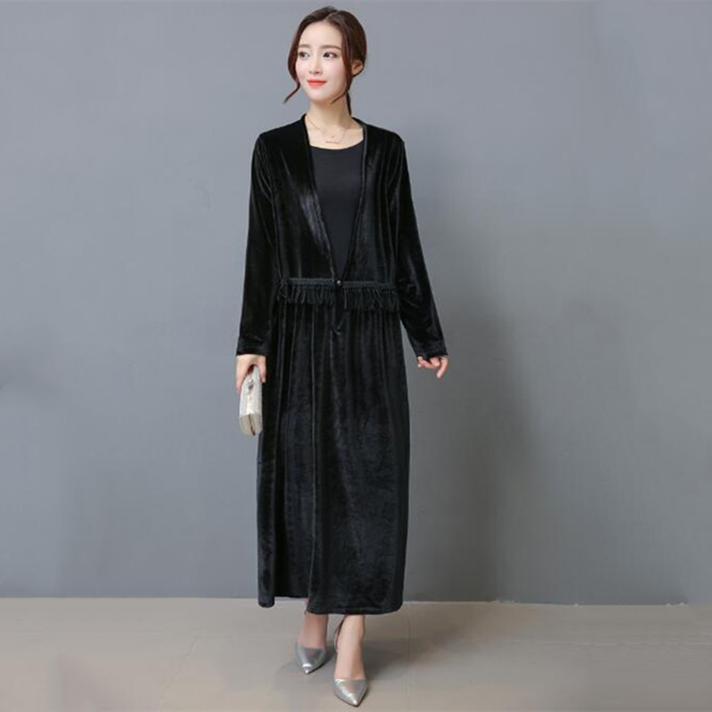 Fashion Fall Winter Women eleg - مراجعة Longline Cardigan Knit وسعره