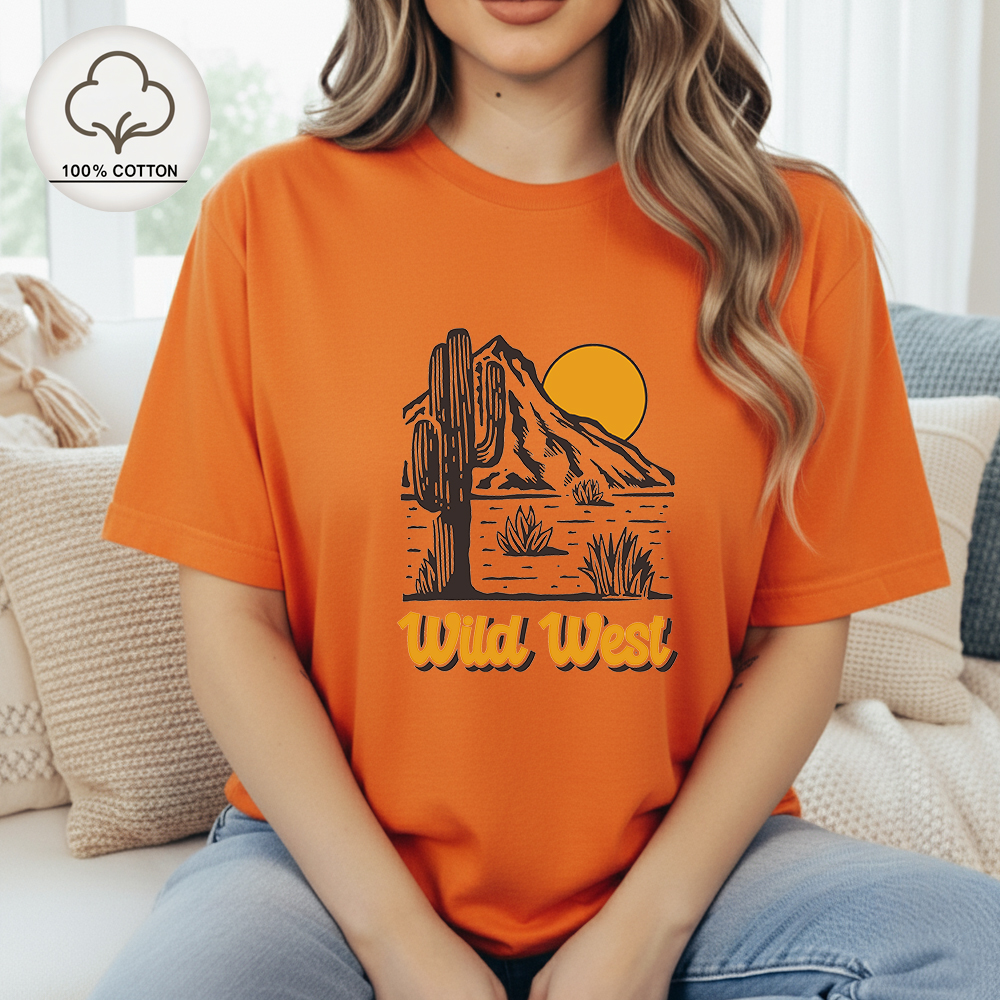 Women Wild West Cactus Desert  - مراجعة Women'S Fashion Wild West وسعره