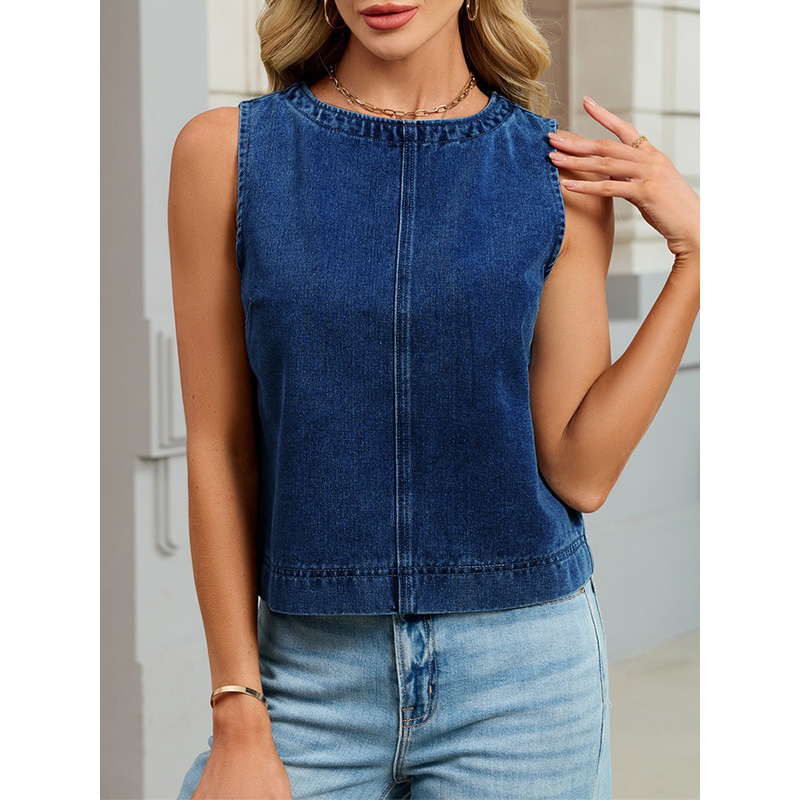 Benuynffy Casual Round Neck De - مراجعة Women'S Fashion Vest Tops وسعره