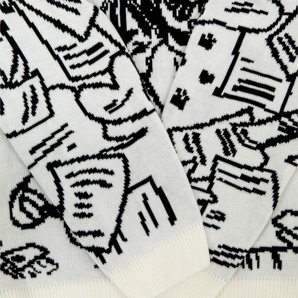 Vintage Cartoon Knitted Sweate - مراجعة Women'S Y2K Fashion Aesthetic وسعره