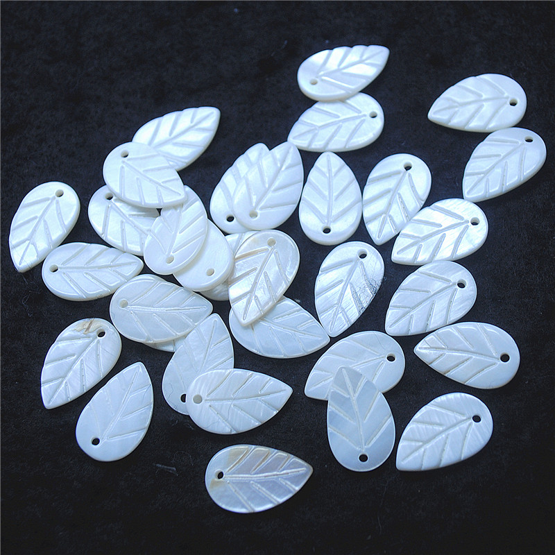 30PCS White Shell Leaf Shape 8 - مراجعة Women Fashion Nz وسعره