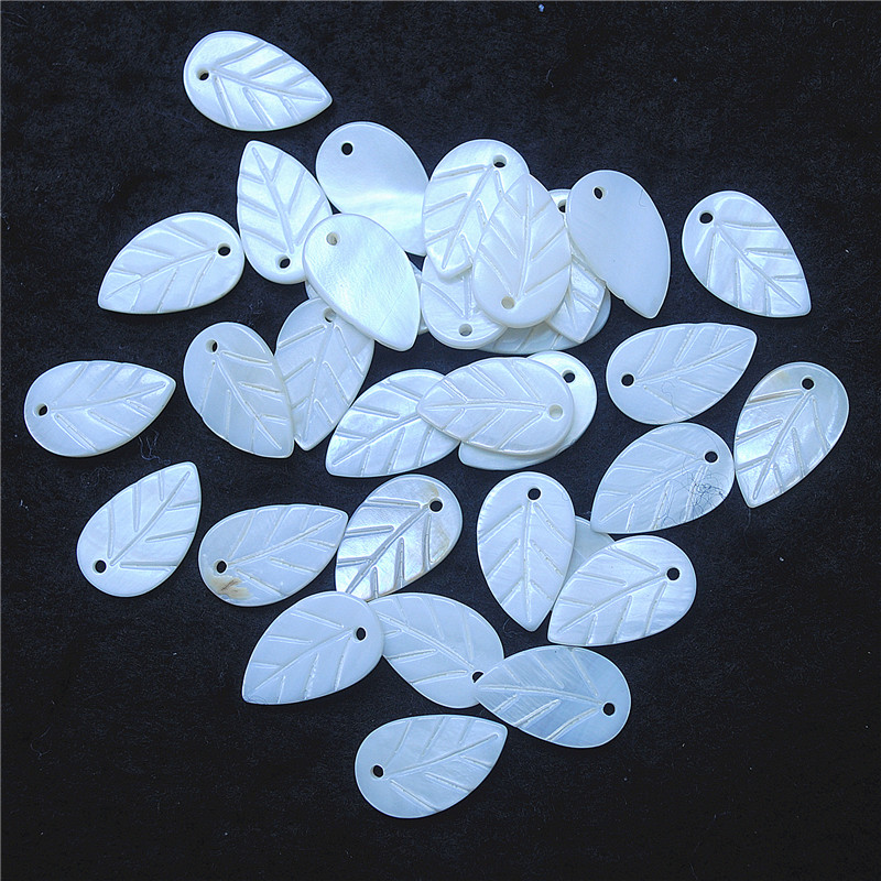 30PCS White Shell Leaf Shape 8 - مراجعة Women Fashion Nz وسعره