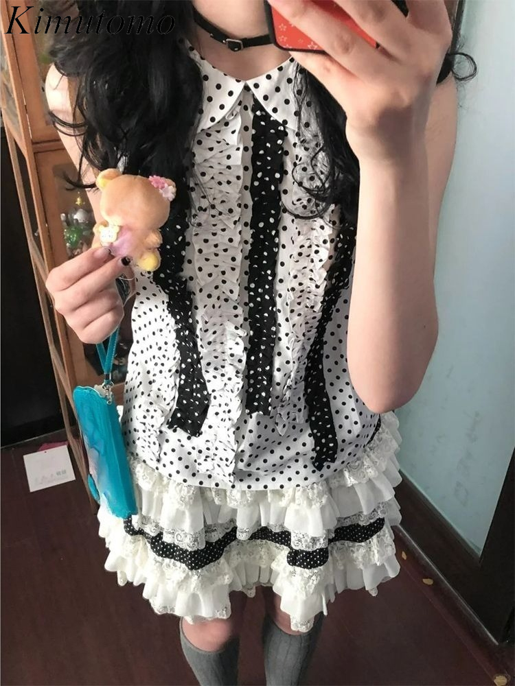Kimutomo Shirts Women Vintage  - مراجعة Women'S Y2K Fashion Aesthetic وسعره