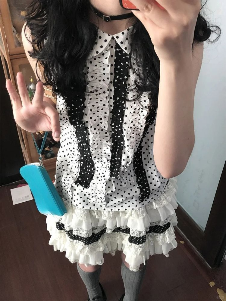 Kimutomo Shirts Women Vintage  - مراجعة Women'S Y2K Fashion Aesthetic وسعره