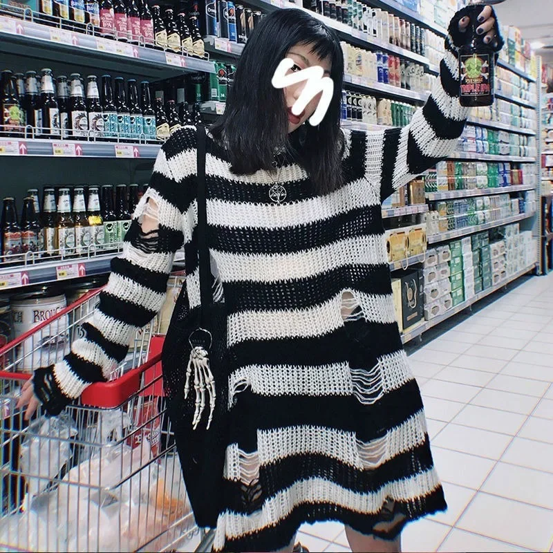 Pullovers Women Retro Loose Sw - مراجعة Women'S Y2K Fashion Aesthetic وسعره