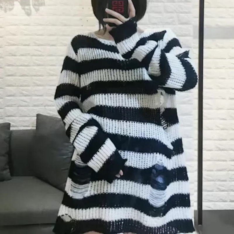 Pullovers Women Retro Loose Sw - مراجعة Women'S Y2K Fashion Aesthetic وسعره