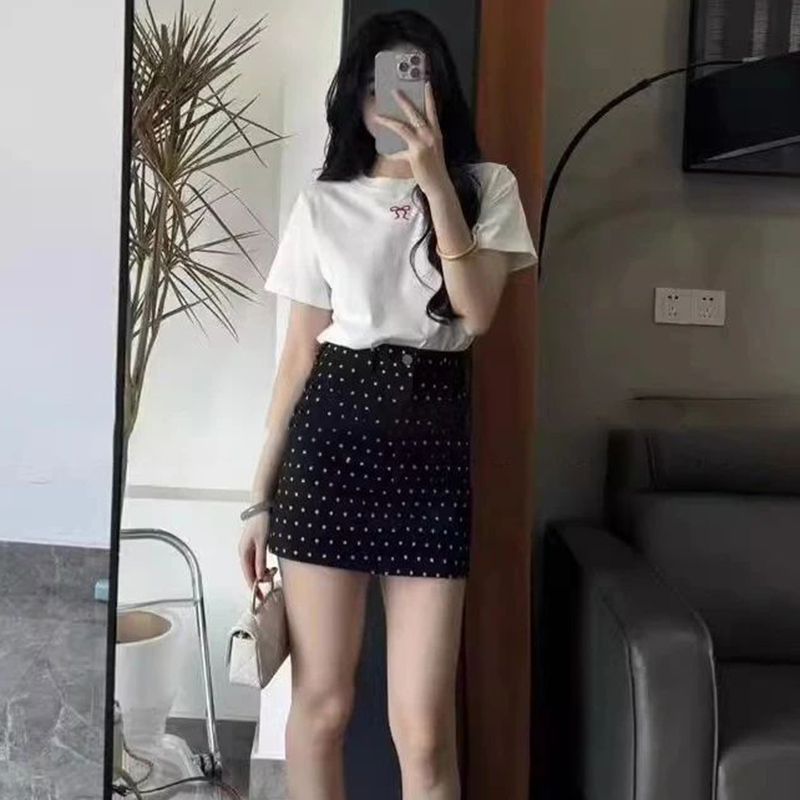 2026 Summer White Print High W - مراجعة Printed Wrap Skirt وسعره