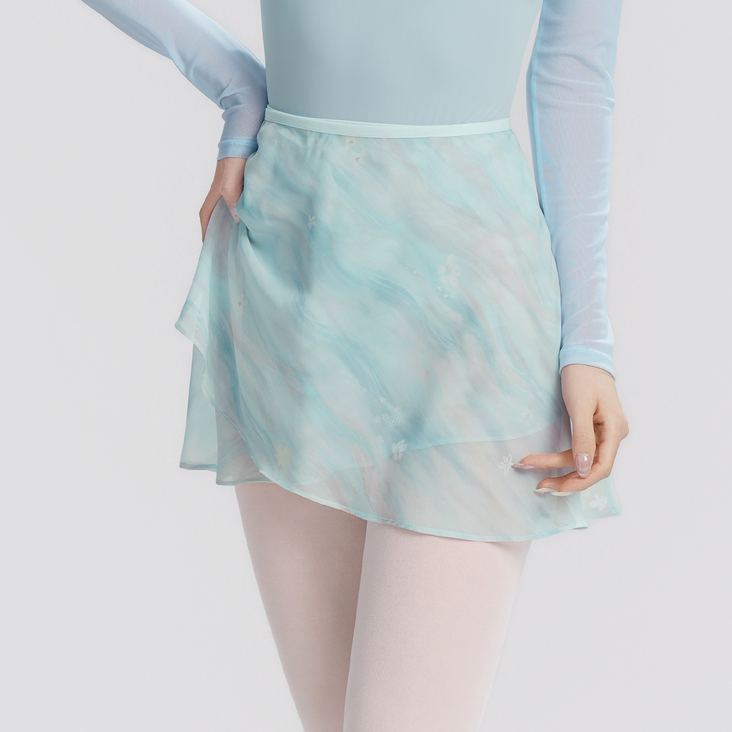 Women Printed Lace-up Dance Wr - مراجعة Printed Wrap Skirt وسعره