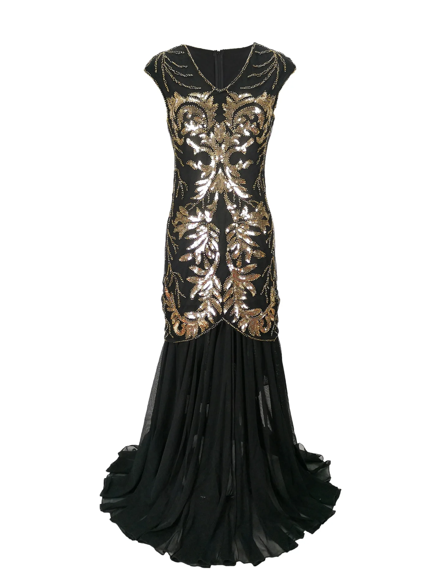 1920 Sequined Chiffon Dress Vi - مراجعة Women'S Fashion In 1920 وسعره