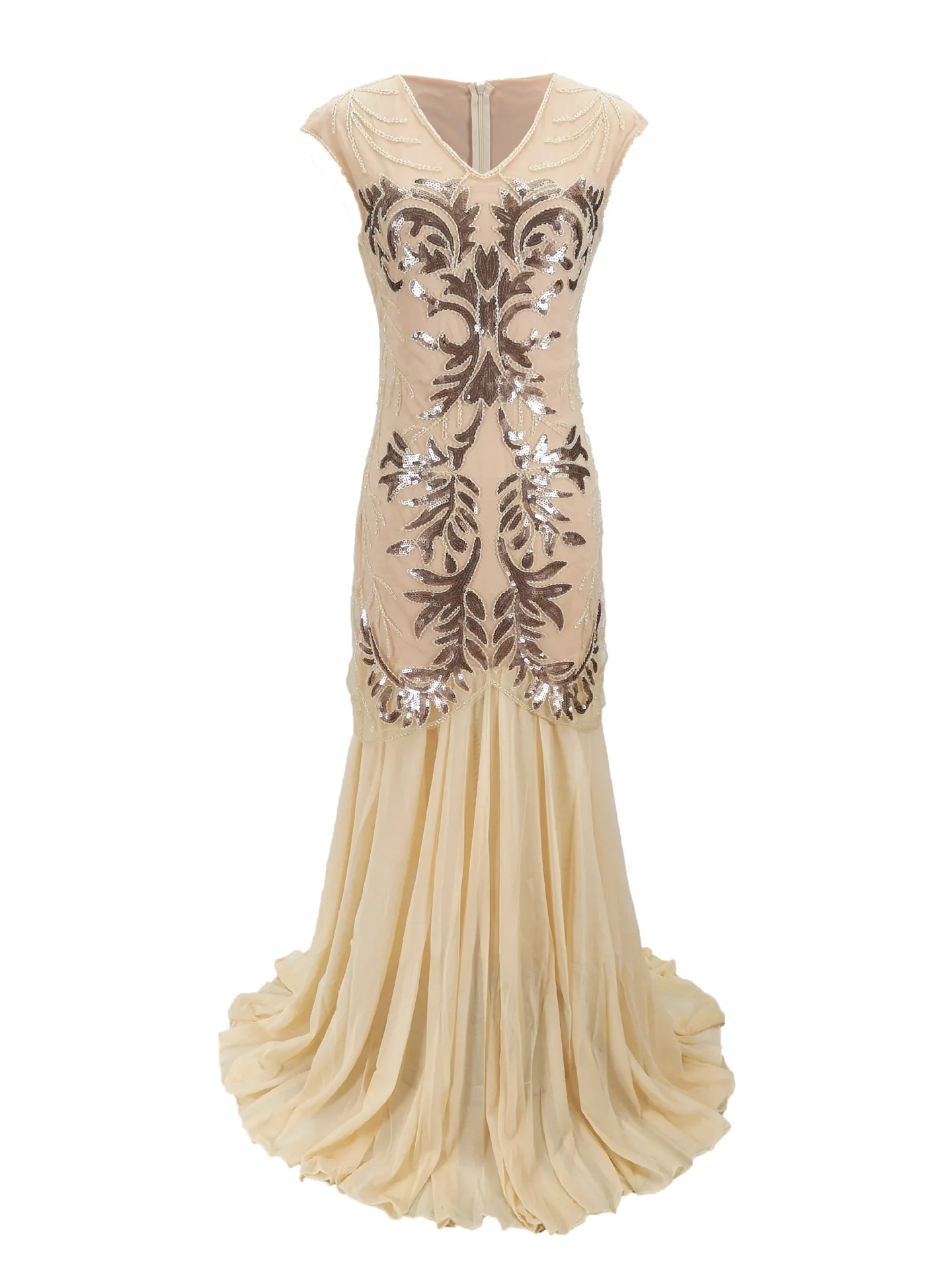 1920 Sequined Chiffon Dress Vi - مراجعة Women'S Fashion In 1920 وسعره