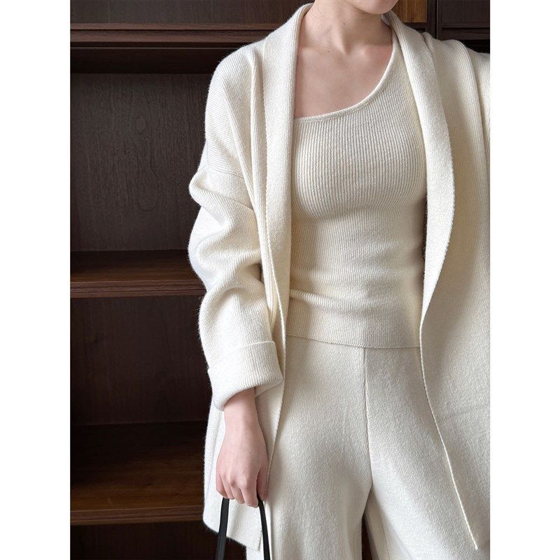 A new French minimalist and hi - مراجعة Longline Cardigan Knit وسعره