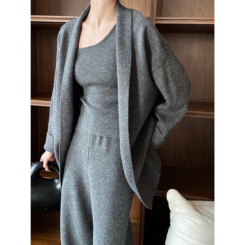 A new French minimalist and hi - مراجعة Longline Cardigan Knit وسعره