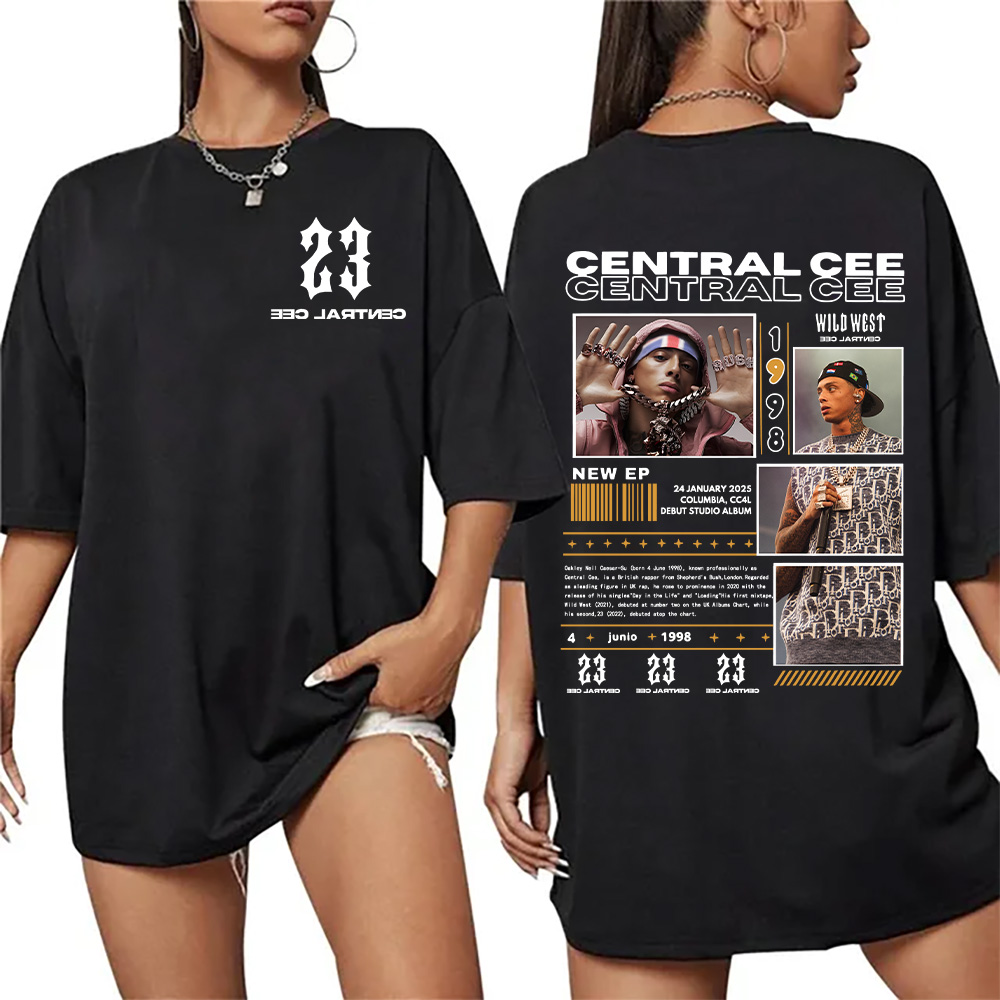 Rapper Central Cee Wild West T - مراجعة Women'S Fashion Wild West وسعره