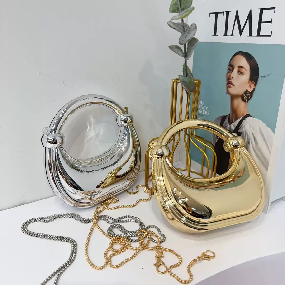 Mini Golden Evening Bag Purses - مراجعة Women Fashion Handbags وسعره
