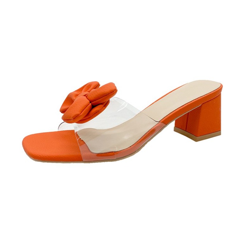 Heeled Women Slippers Bow High - مراجعة Women'S Fashion For Summer 2025 وسعره