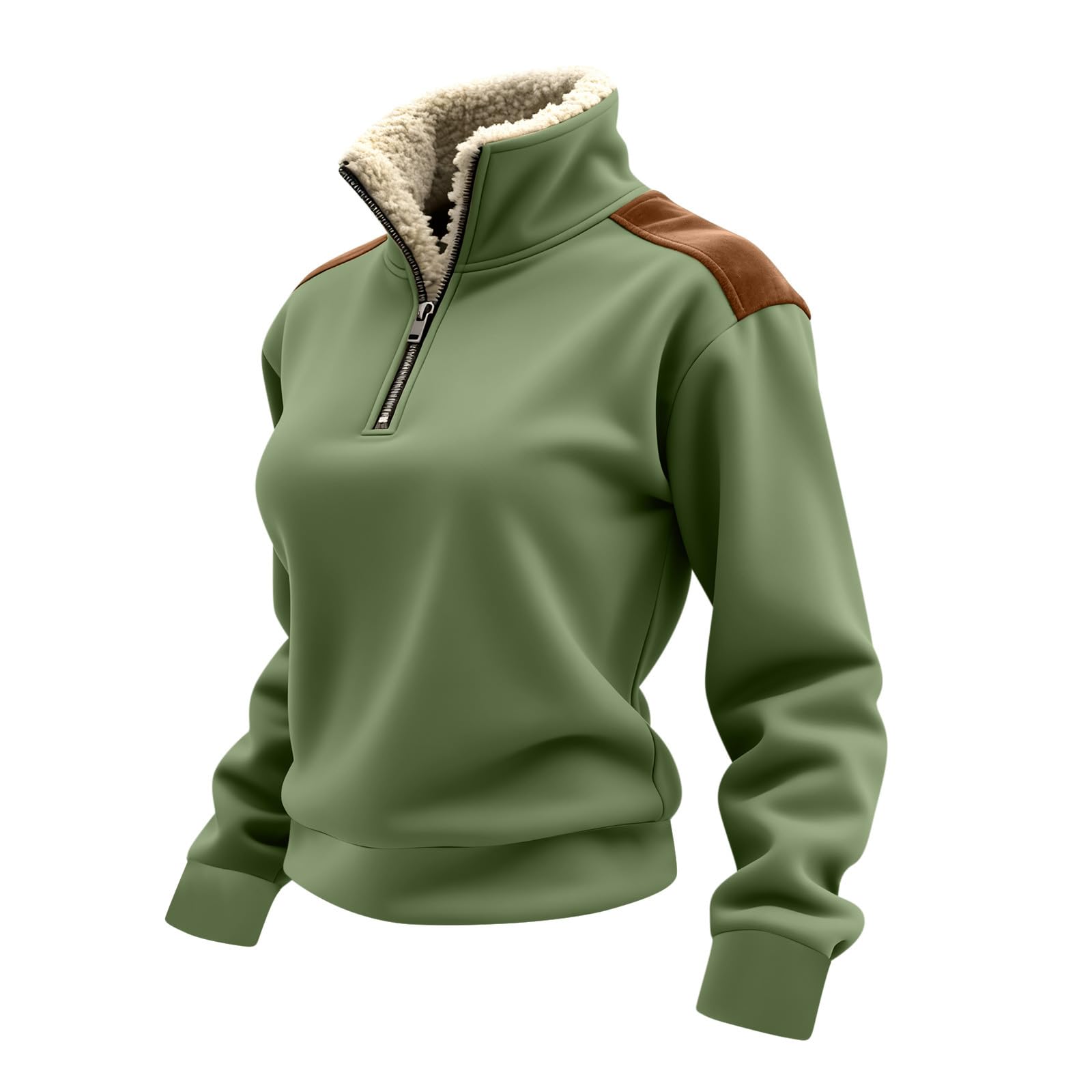 Long Sleeve Tops Women'S Tops  - مراجعة Women'S Fashion Quarter Zip وسعره
