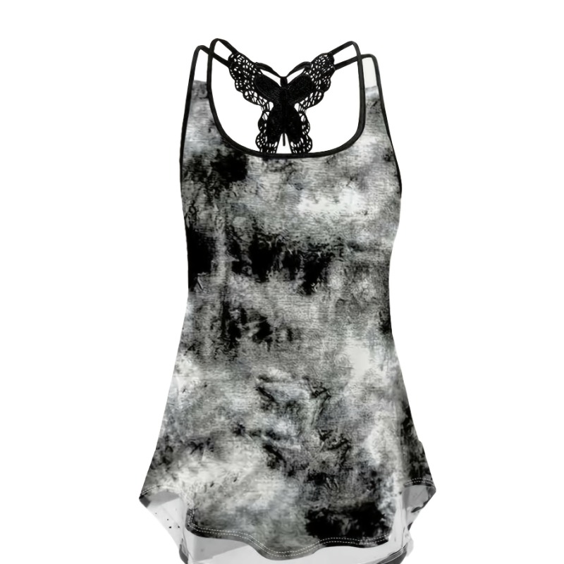Plus Size 1XL-5XL Print Tank T - مراجعة Women'S Fashion Vest Tops وسعره
