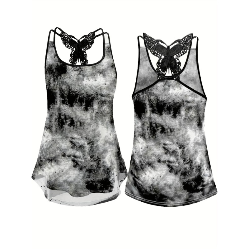 Plus Size 1XL-5XL Print Tank T - مراجعة Women'S Fashion Vest Tops وسعره