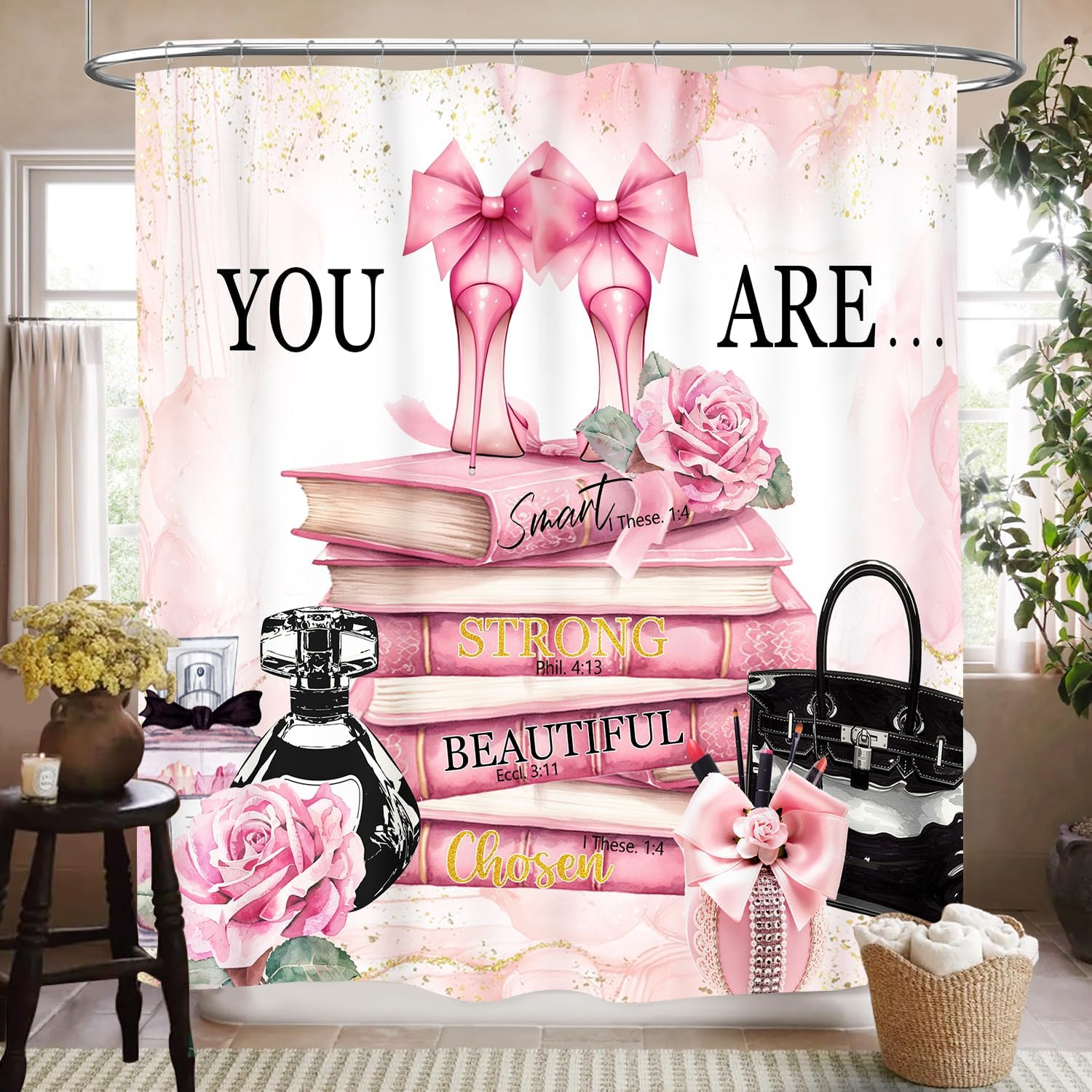 Fashion Woman Shower Curtain f - مراجعة Women'S Fashion Magazines وسعره