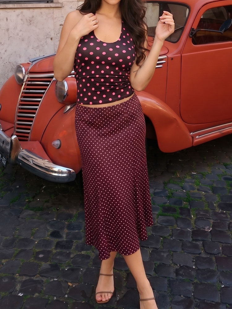 HH Fashion Retro Women Polka D - مراجعة Women'S Fashion Vest Tops وسعره