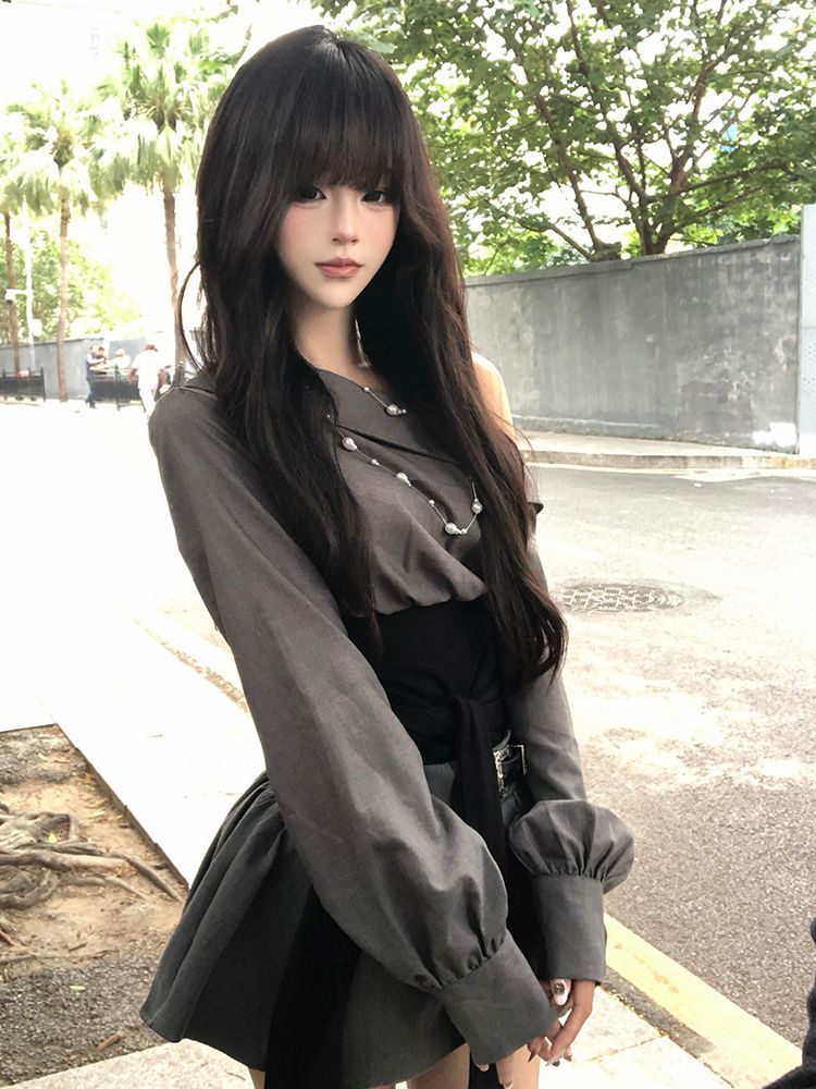 2026 Hot Girl Sexy Gothic Slim - مراجعة Women'S Y2K Fashion Aesthetic وسعره
