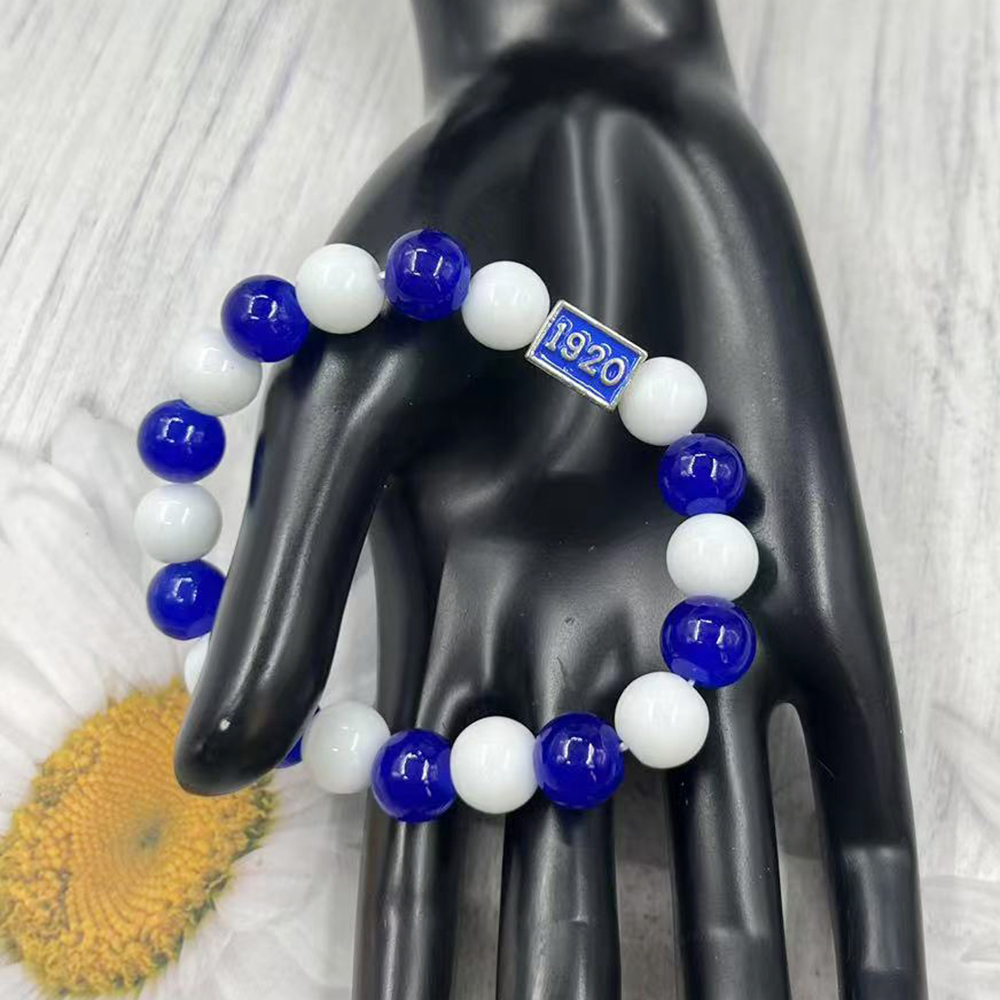 Blue and white glass beads zet - مراجعة Women'S Fashion In 1920 وسعره
