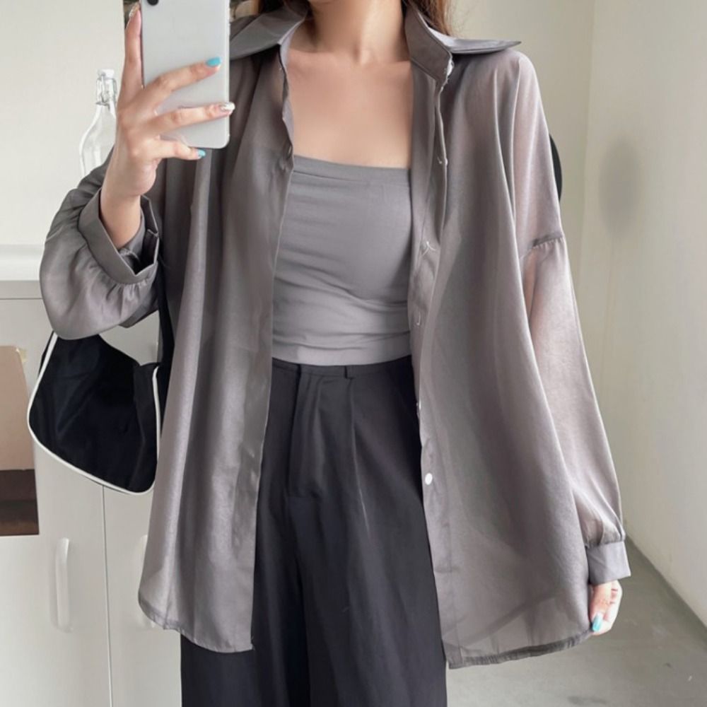 Casual Sun Protection Women Sh - مراجعة Puff Sleeve Blouse وسعره