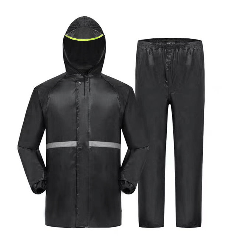 2pcs Hooded Coat & Pant Rain S - مراجعة Women'S Fashion Rain Jacket وسعره
