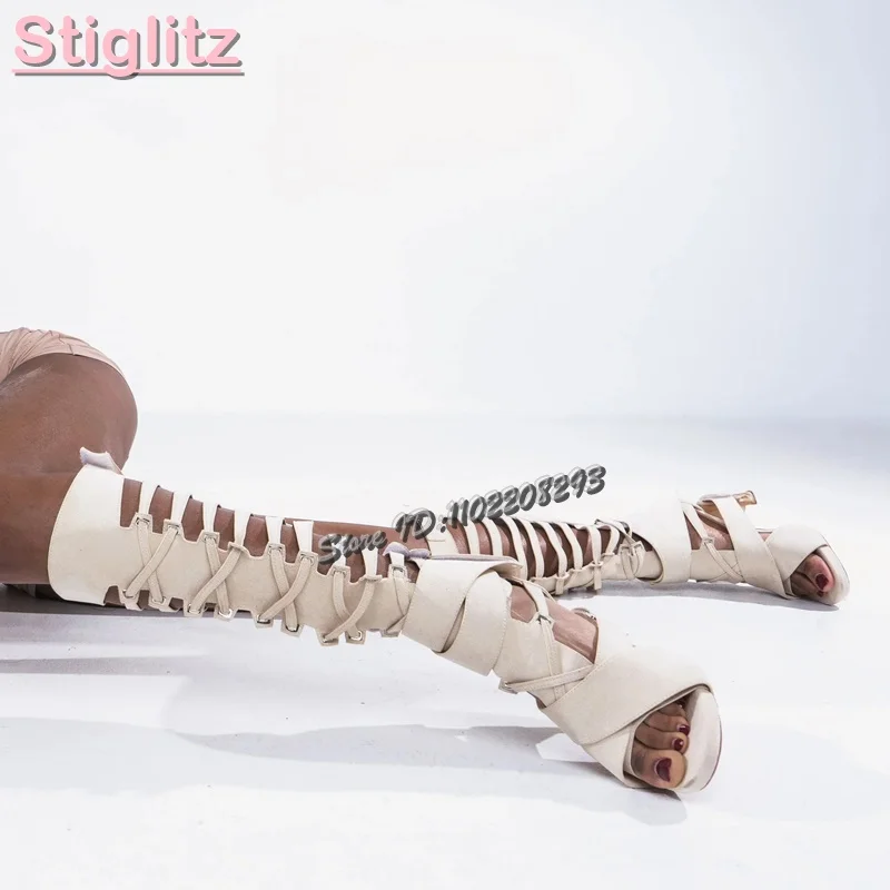 Retro Cross-tied Roman Sandals - مراجعة Women'S Fashion For Summer 2025 وسعره