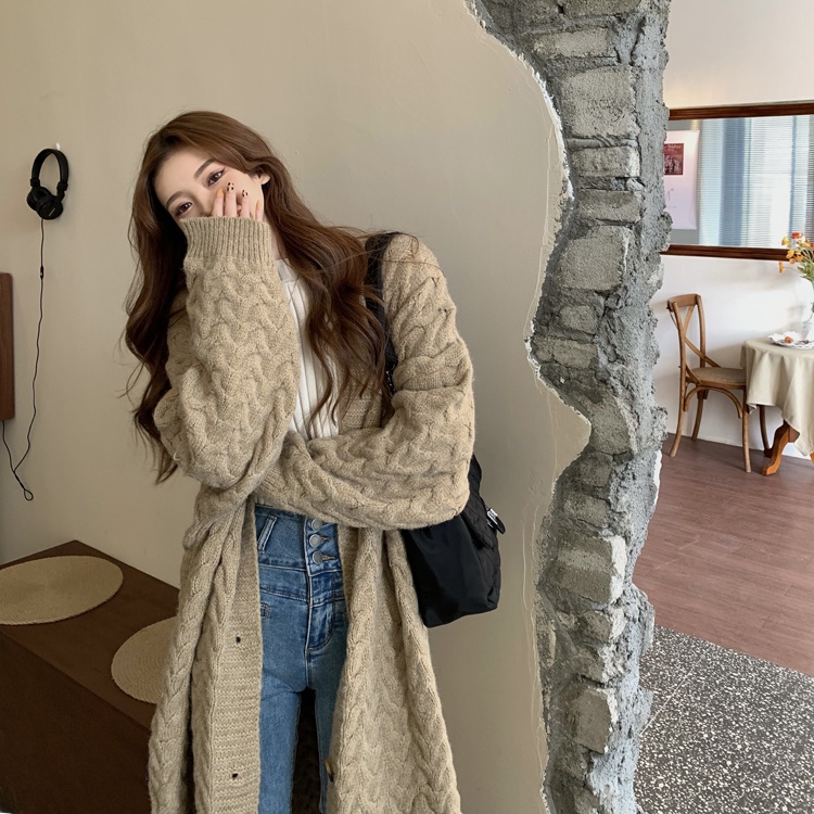 Long Knitted Sweater Women's A - مراجعة Longline Cardigan Knit وسعره