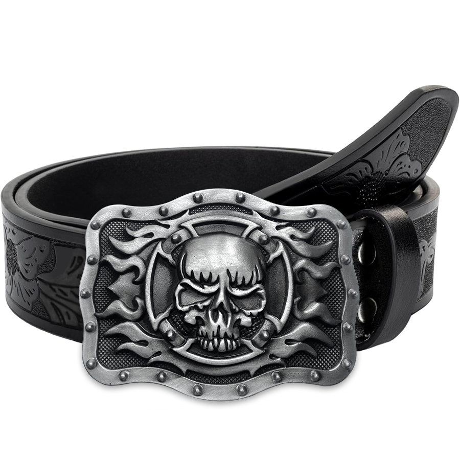 Skull Flame Belt Exquisite Car - مراجعة Women Fashion Nz وسعره